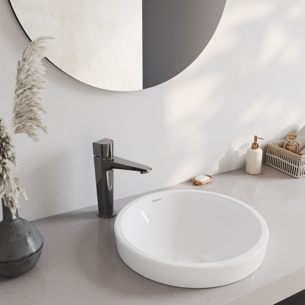 Vòi chậu lavabo nóng lạnh Viglacera VG136.1 - 24