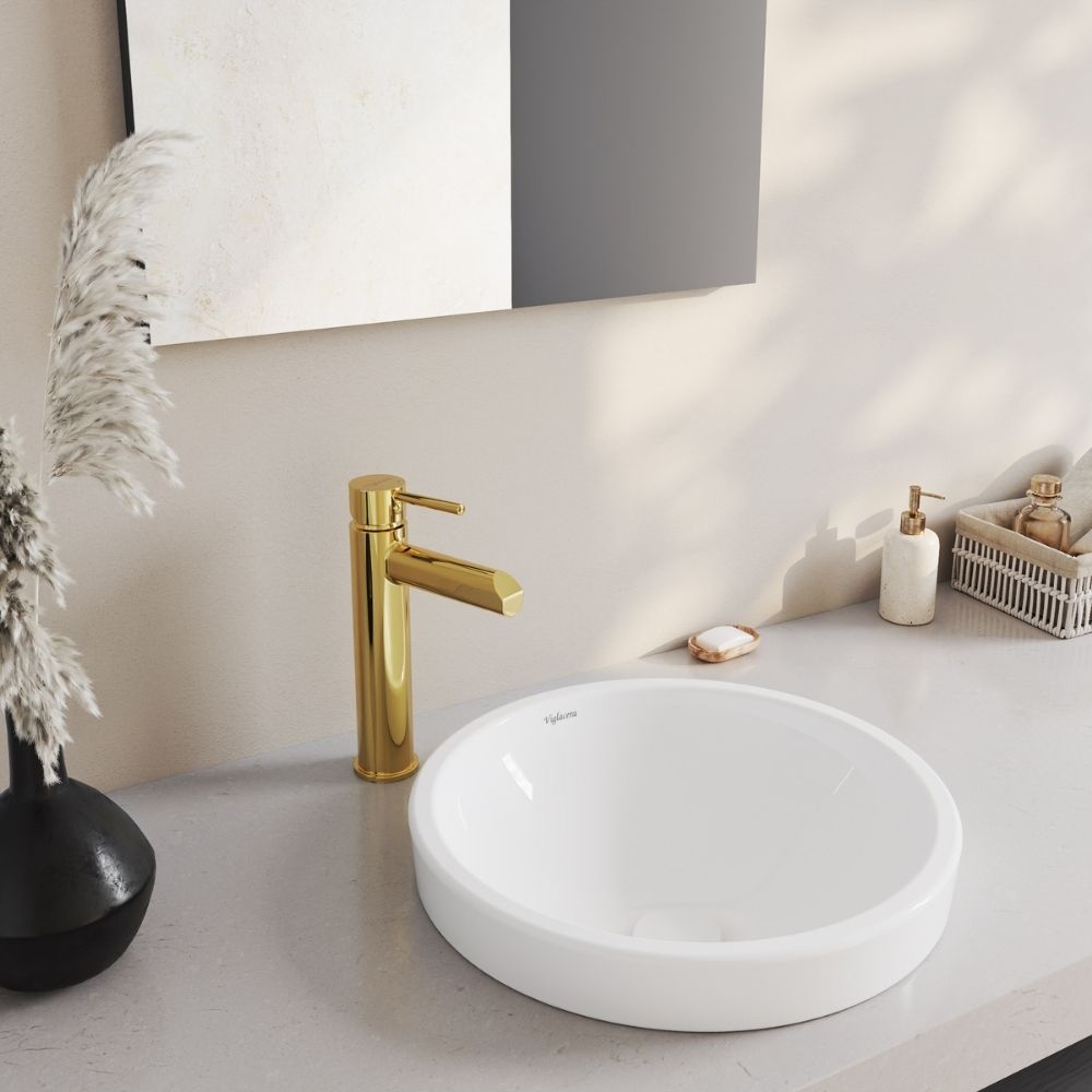 Vòi chậu lavabo nóng lạnh Viglacera VG141.1 - 23