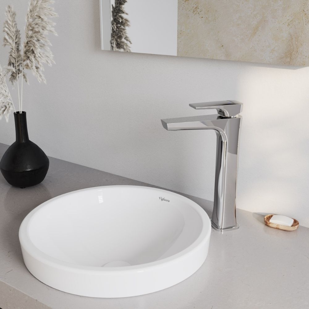 Vòi chậu lavabo nóng lạnh Viglacera VG143.1 - 4