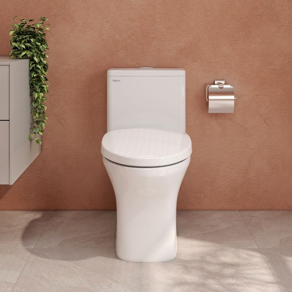 Bồn cầu 1 khối Viglacera V72-CAU nắp êm (+ vòi xịt VG826) - 15