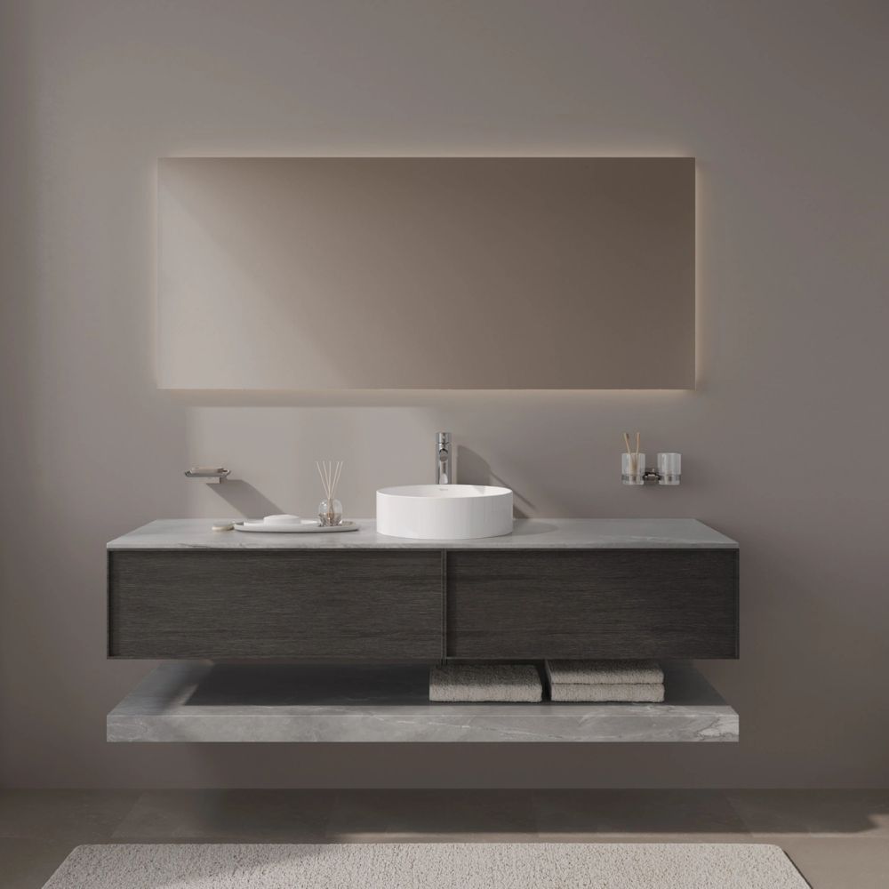 Chậu lavabo đặt bàn Viglacera CM02 - 3