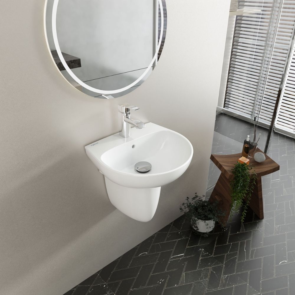 Chậu rửa lavabo treo tường Viglacera V523 - 3