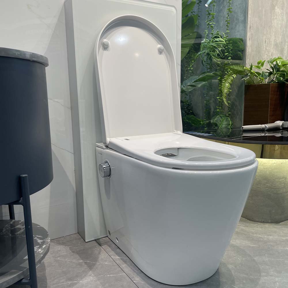 Bồn cầu đặt sàn nắp điện tử G-Smart Viglacera Platinum P.16.321-W - 7
