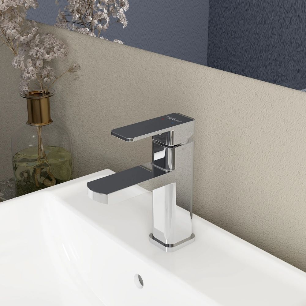 Vòi chậu lavabo nóng lạnh Viglacera VG112 - 12