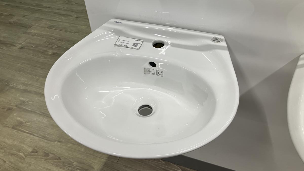 Chậu rửa lavabo treo tường Viglacera VTL2 - 5
