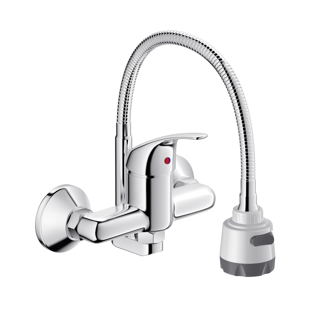 Vòi rửa chén gắn tường nóng lạnh Viglacera VG712