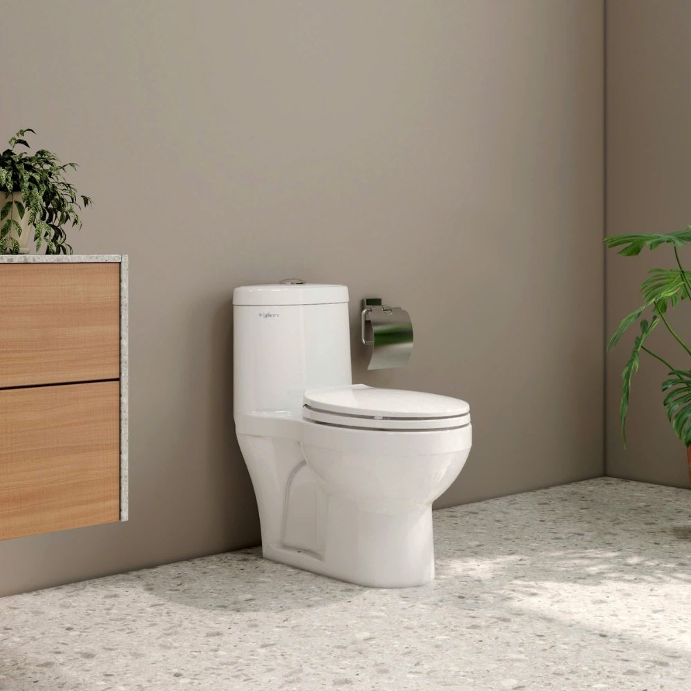 Bồn cầu 1 khối cho trẻ em Viglacera BTE nắp thường - 3
