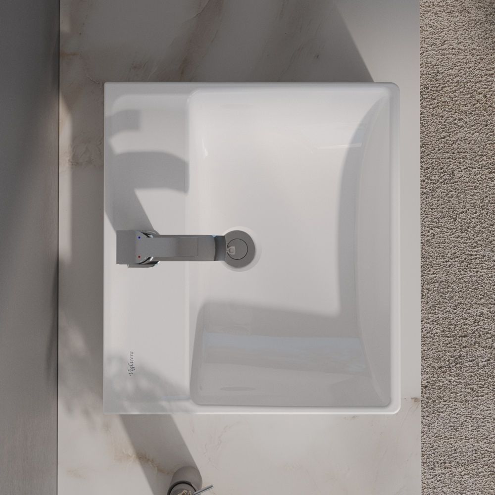 Chậu lavabo đặt bàn Viglacera V42M - 6
