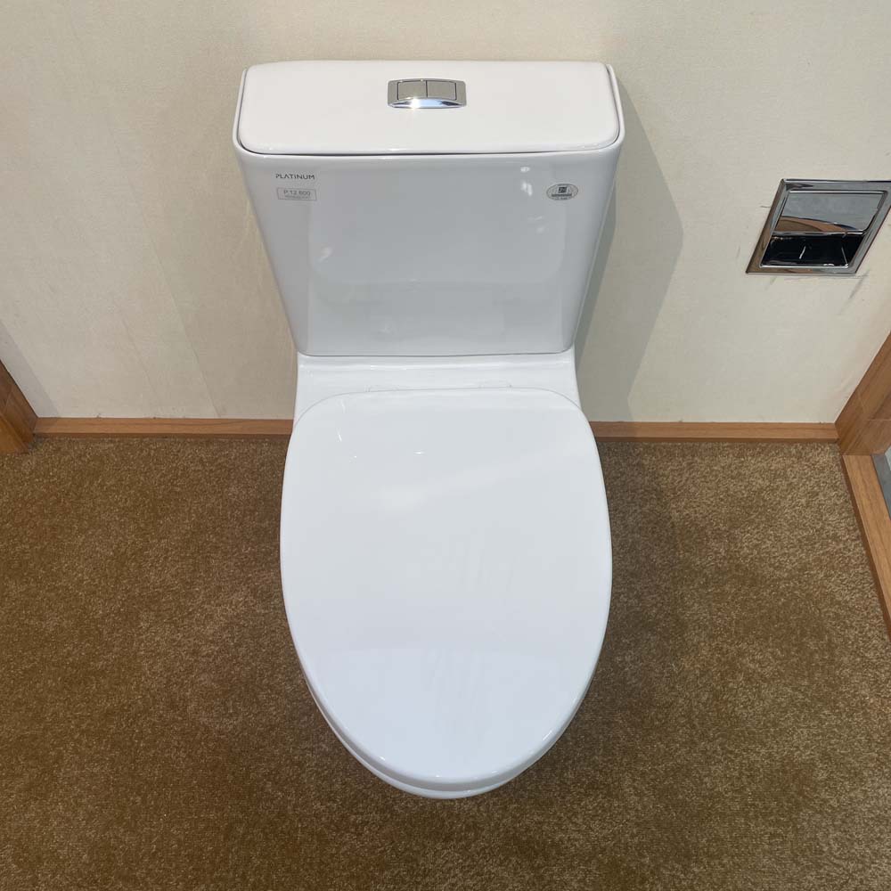 Bồn cầu 2 khối Waterfall Viglacera Platinum P.12.600 nắp êm - 13