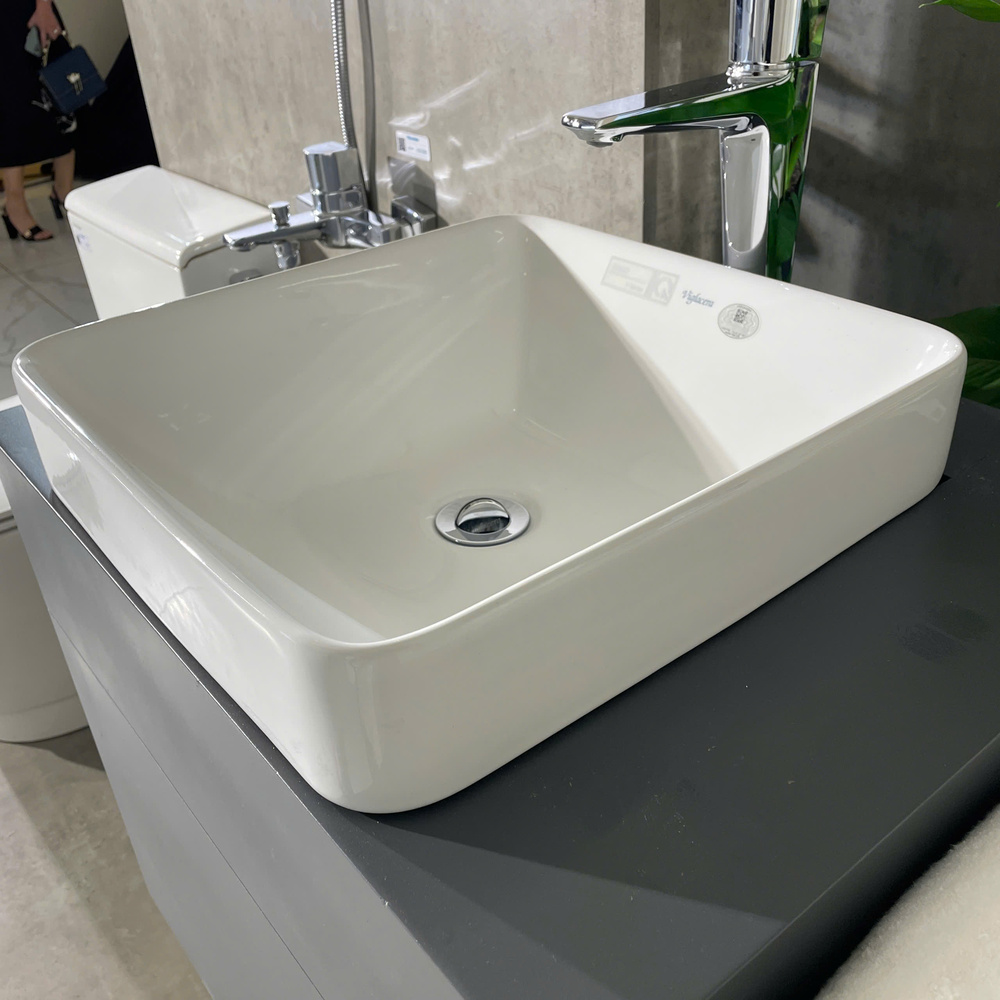 Chậu lavabo dương vành Viglacera CD20 - 4