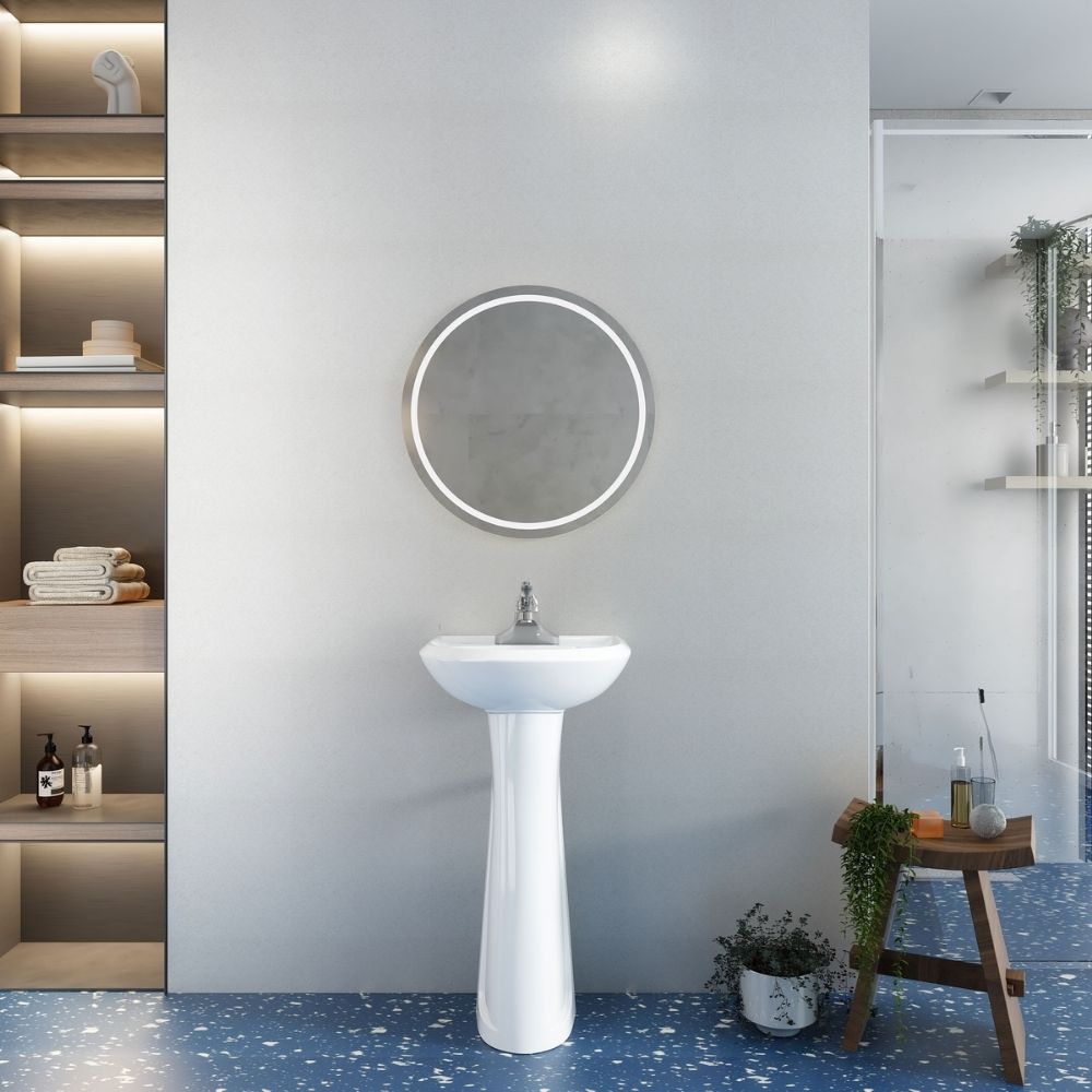 Chậu rửa lavabo treo tường Viglacera VTL3N - 5