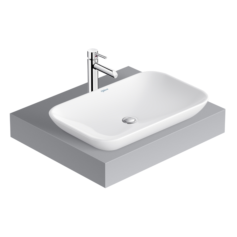 Chậu lavabo đặt bàn Viglacera V28