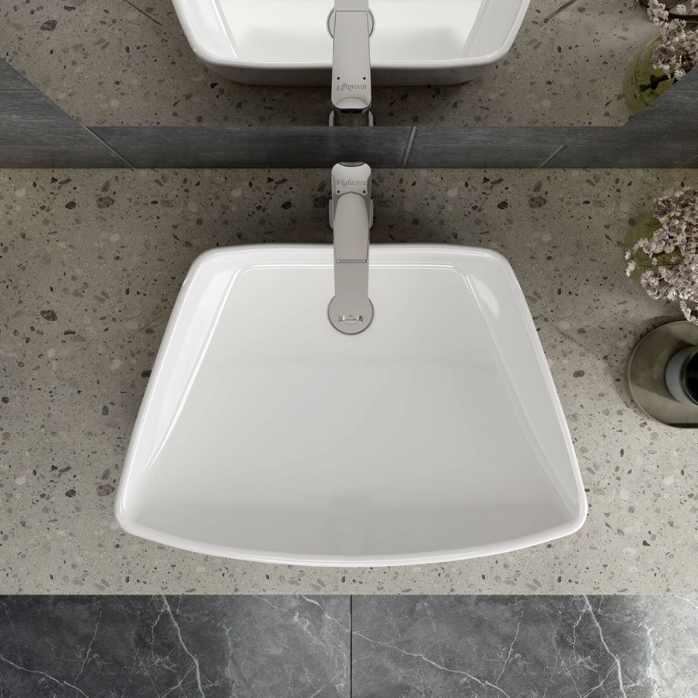 Chậu lavabo đặt bàn Viglacera CD16 - 6