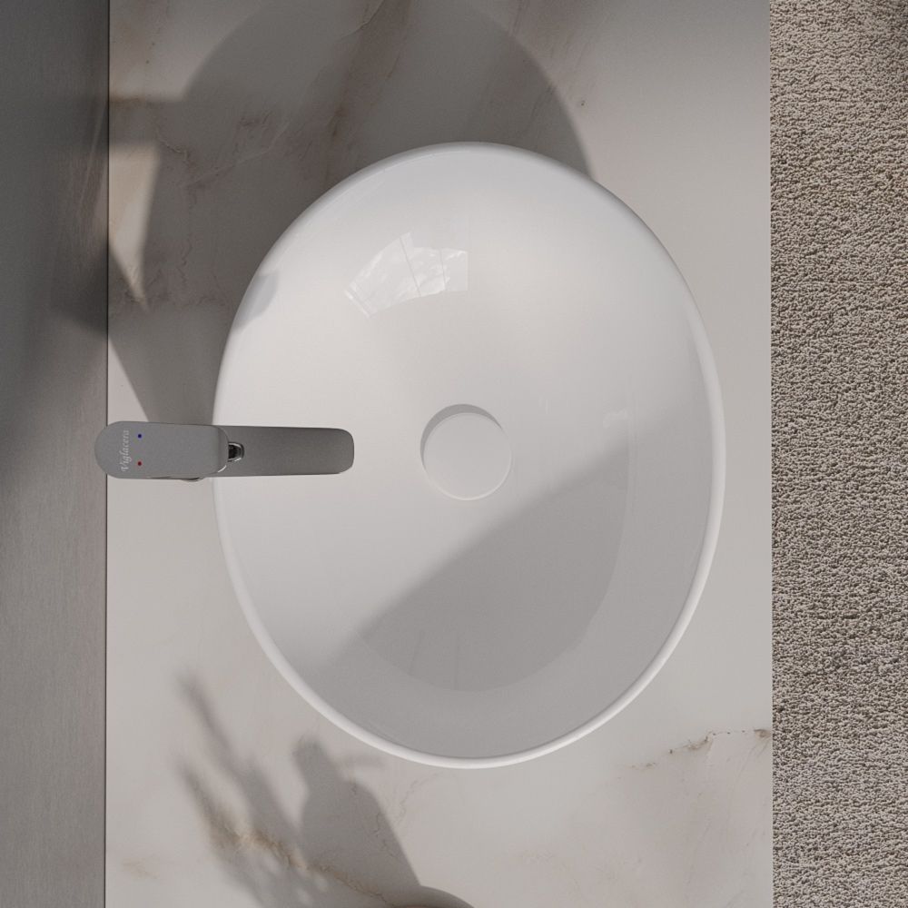 Chậu lavabo đặt bàn Viglacera BS415 - 6
