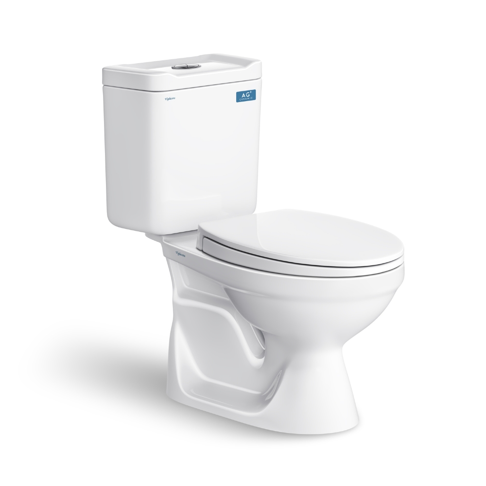 Bồn cầu 2 khối Viglacera VT18M nắp thường / nắp êm