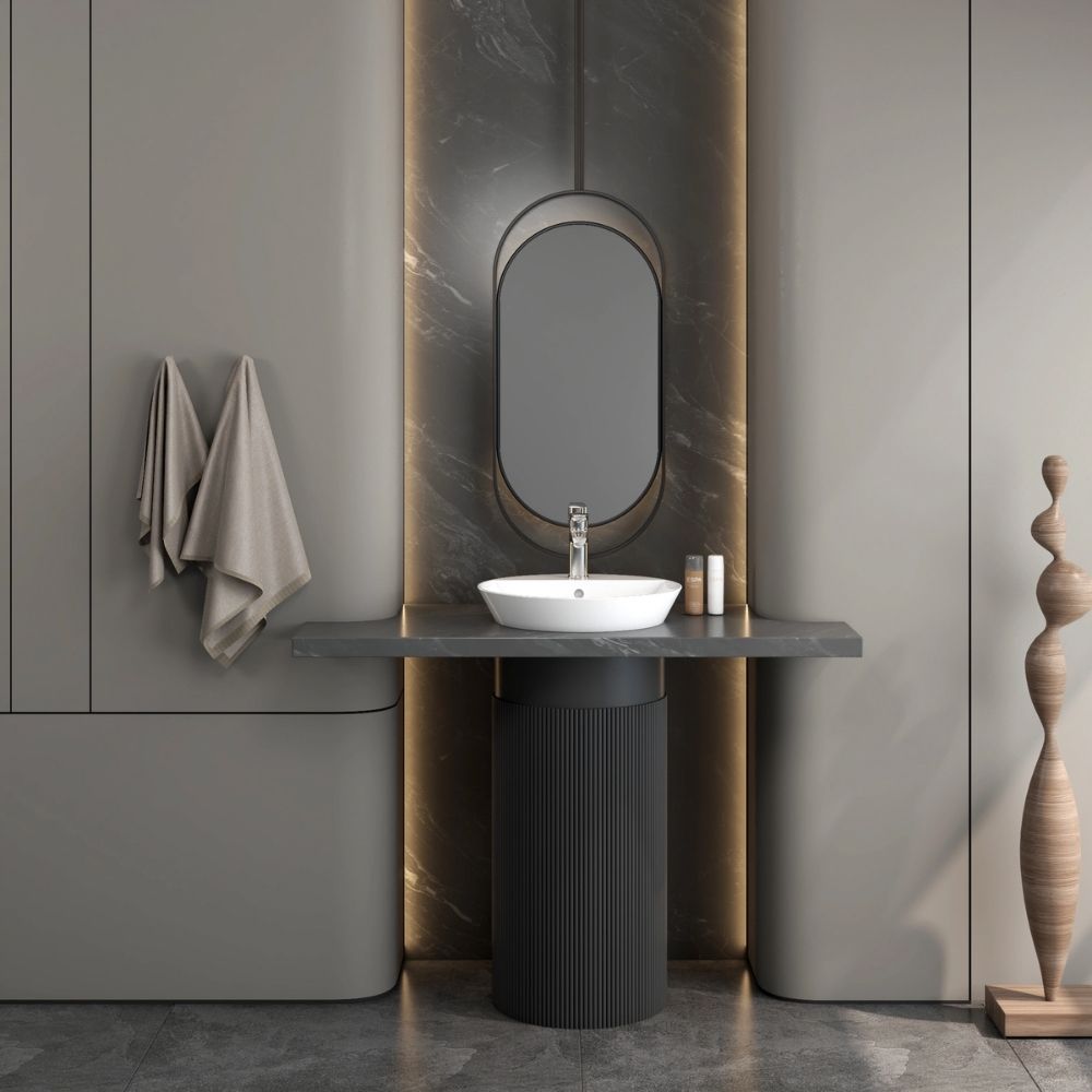 Chậu lavabo đặt bàn Viglacera V26 - 8