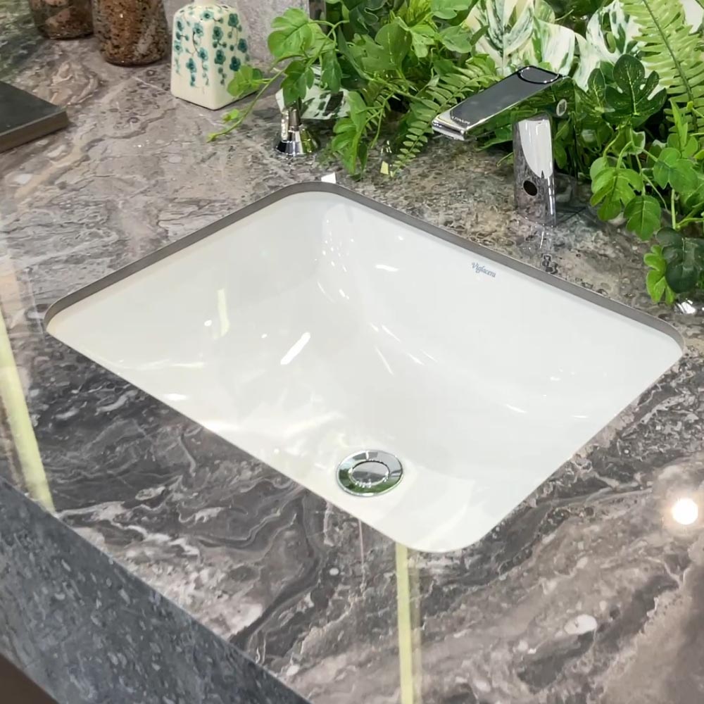 Chậu lavabo âm bàn Viglacera TS1 - 4