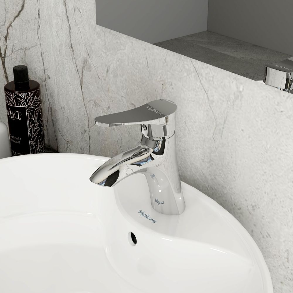Vòi chậu lavabo nóng lạnh Viglacera VG114 - 4
