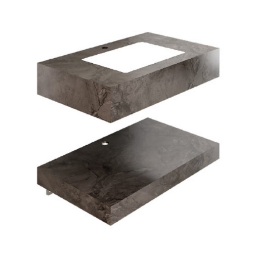 Chậu lavabo âm bàn đá 2 tầng Viglacera US10-9GP03