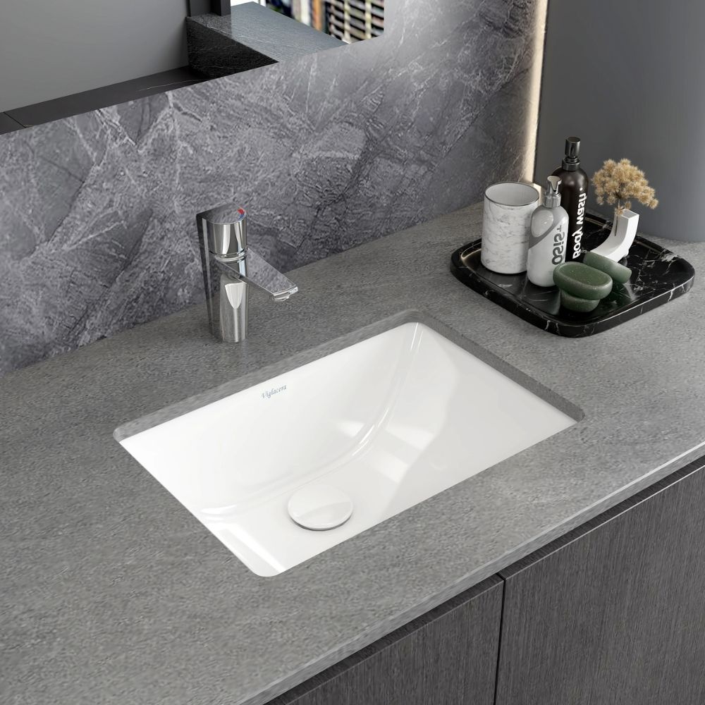 Chậu lavabo âm bàn Viglacera TS1 - 7