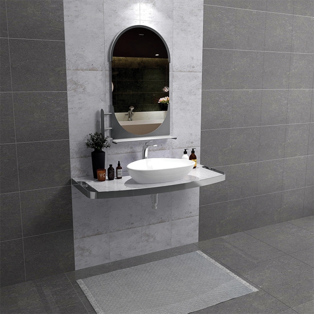 Chậu lavabo đặt bàn Viglacera Platinum P.23.321 - 3