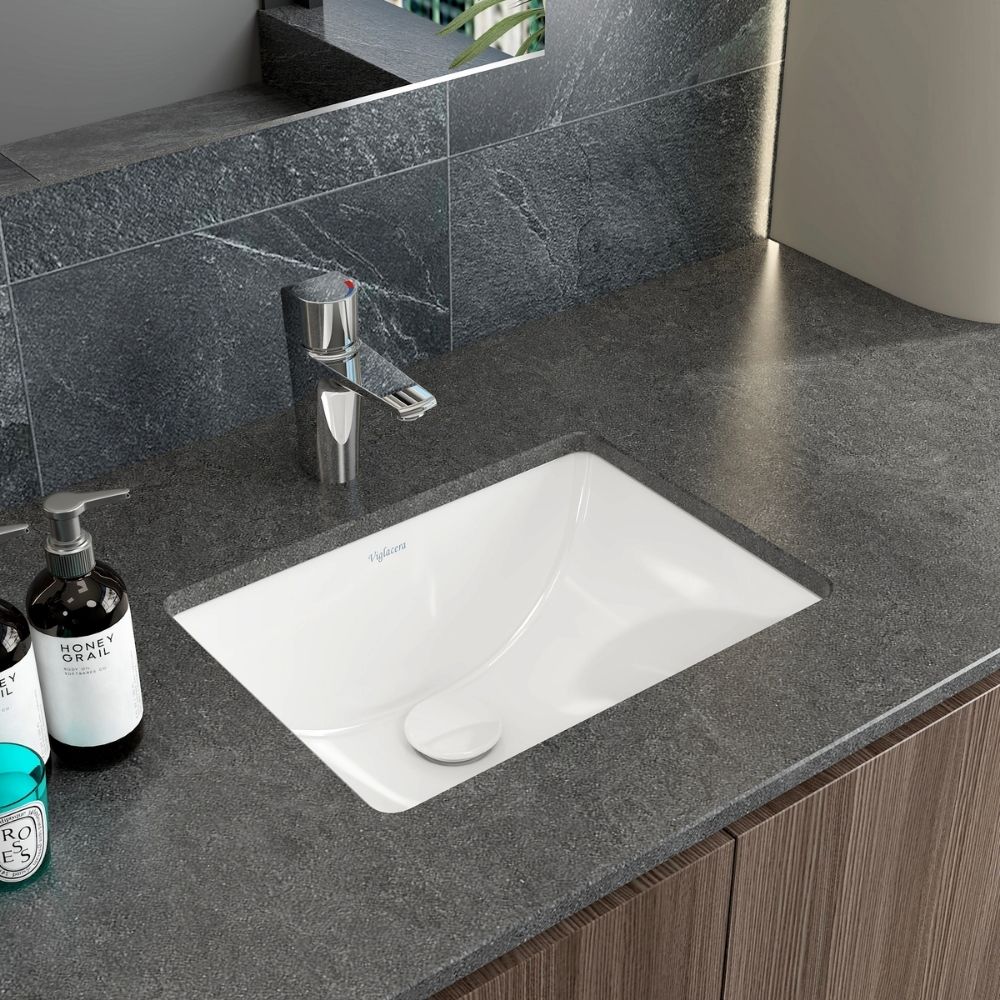 Chậu lavabo âm bàn Viglacera US1 - 4