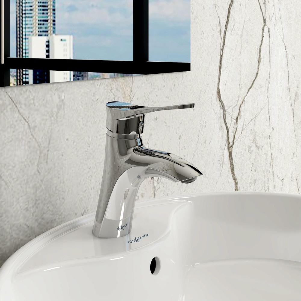 Vòi chậu lavabo nóng lạnh Viglacera VG114 - 5