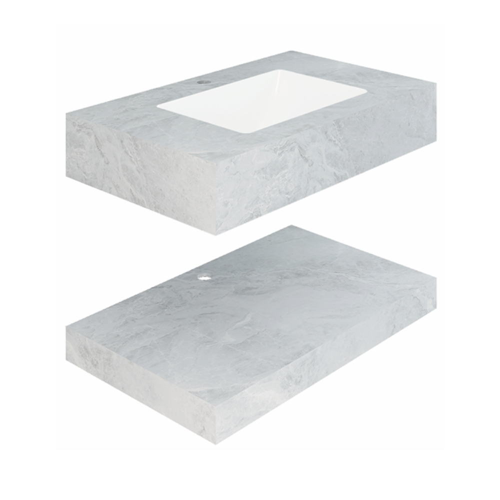 Chậu lavabo âm bàn đá 2 tầng Viglacera SH52-9GP01