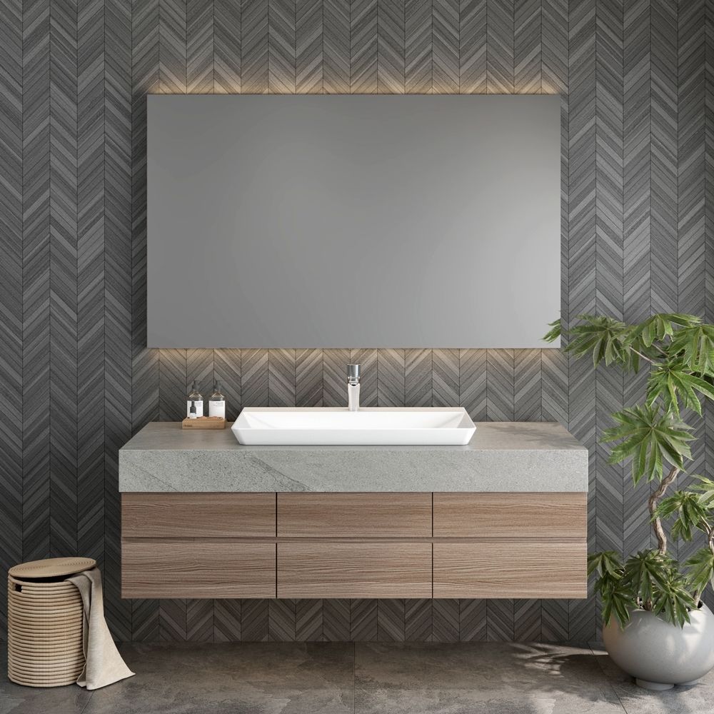 Chậu lavabo đặt bàn Viglacera CB68 - 8