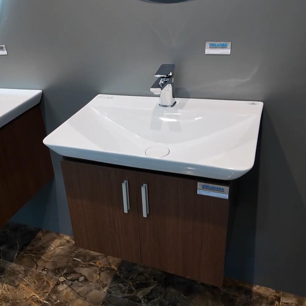 Chậu lavabo đặt bàn Viglacera CB70 - 4