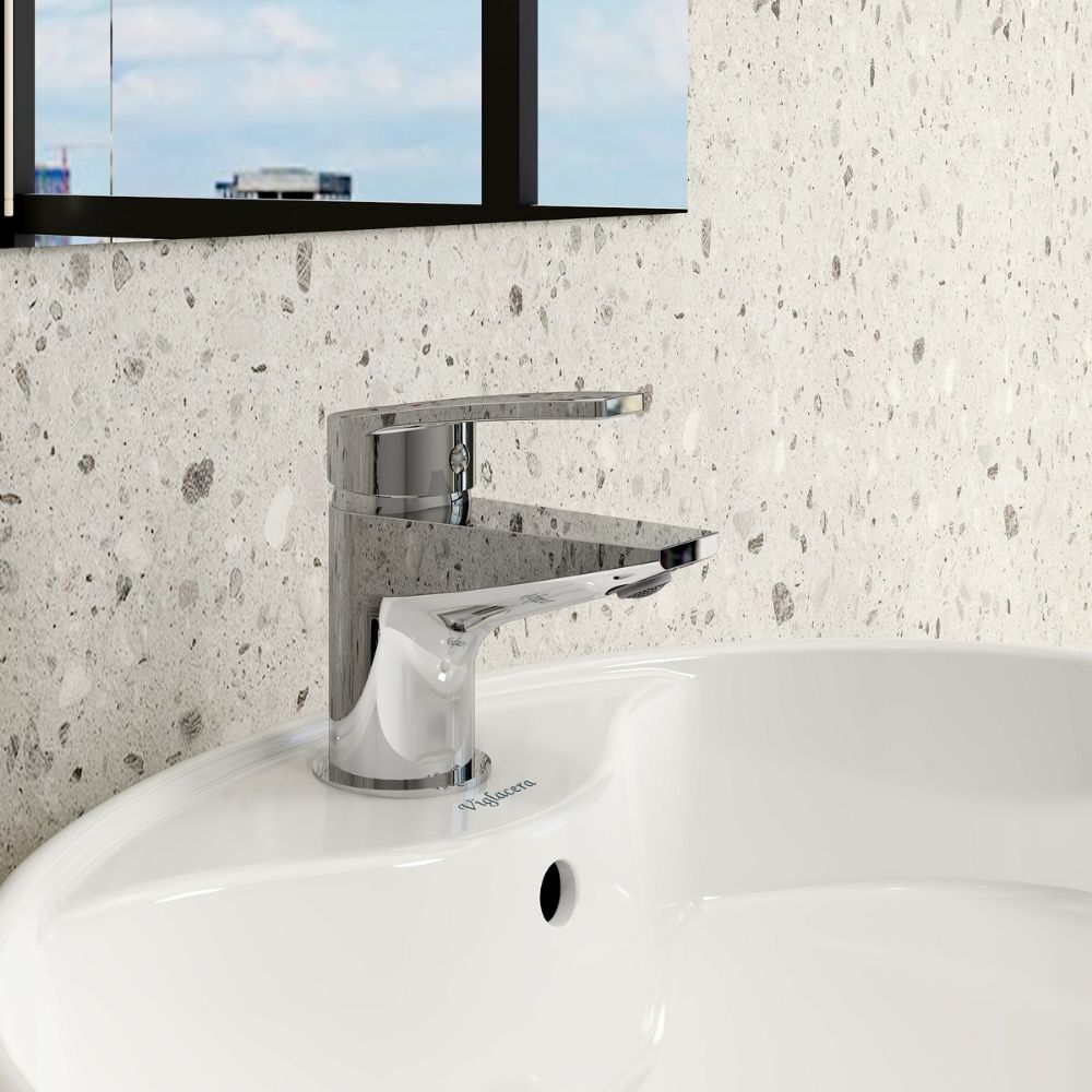 Vòi chậu lavabo nóng lạnh Viglacera VG168 - 5