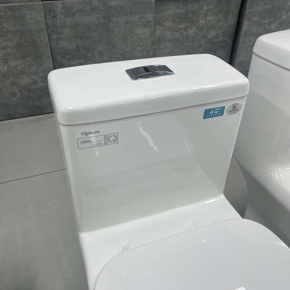 Bồn cầu 1 khối Viglacera V809 nắp êm - 2