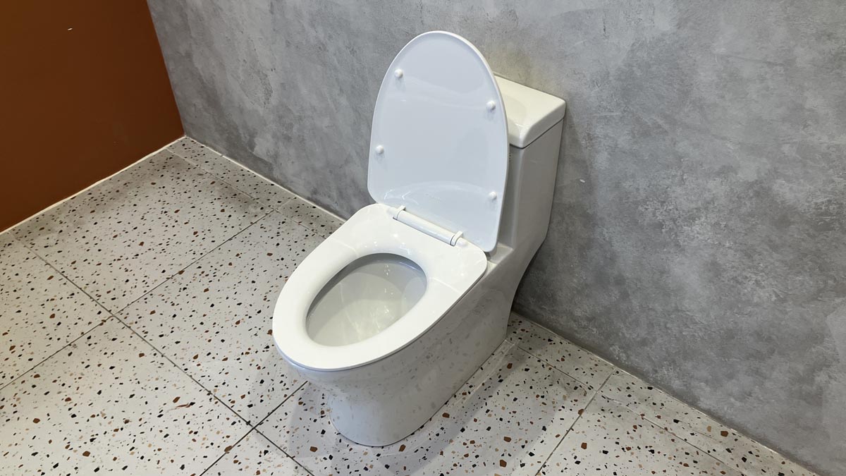 Bồn cầu 1 khối Viglacera V45M nắp êm xả xoáy (+ vòi xịt VG826 & van VG853) - 11