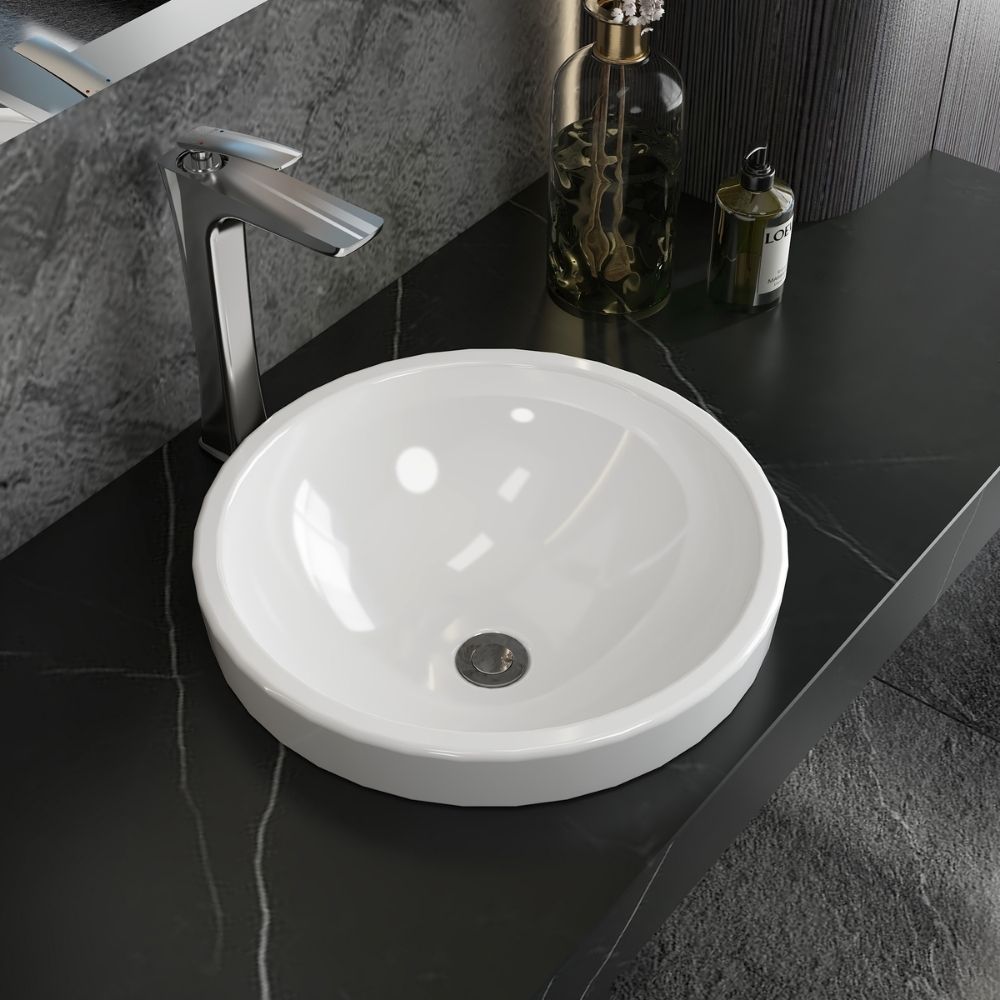 Chậu lavabo đặt bàn Viglacera CD6 - 4