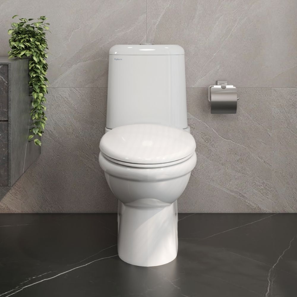 Bồn cầu 2 khối Viglacera VI107 nắp êm - 12