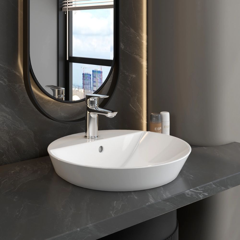 Chậu lavabo đặt bàn Viglacera V26 - 9