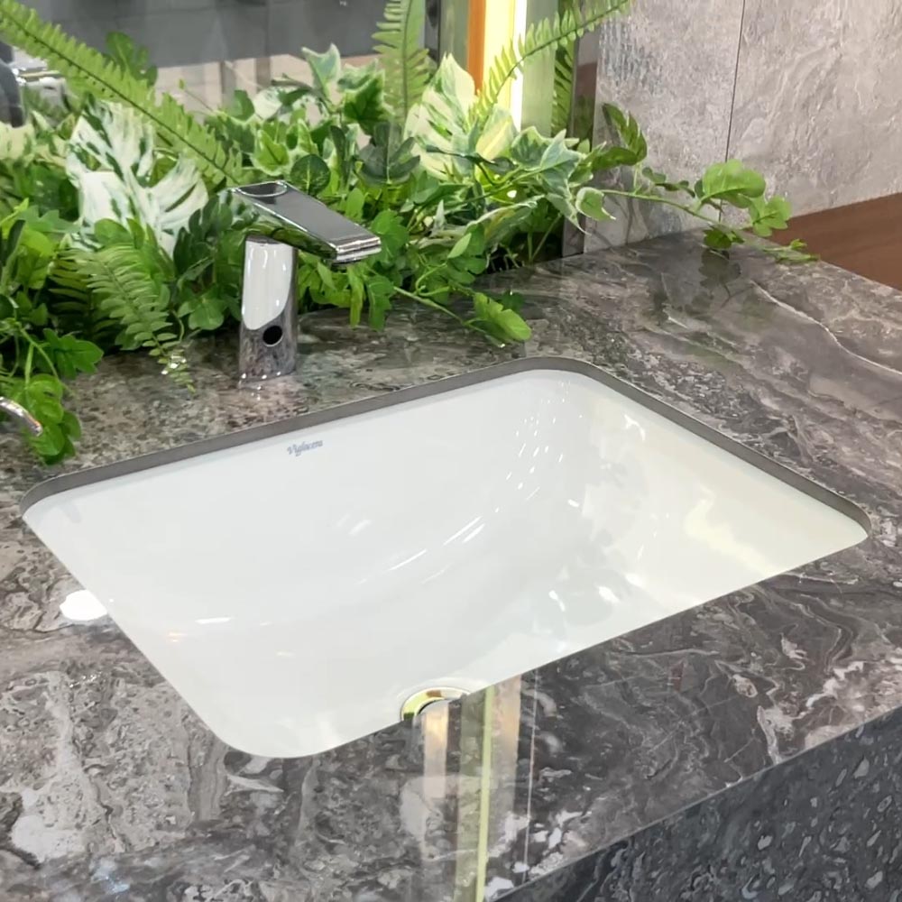 Chậu lavabo âm bàn Viglacera TS1 - 5