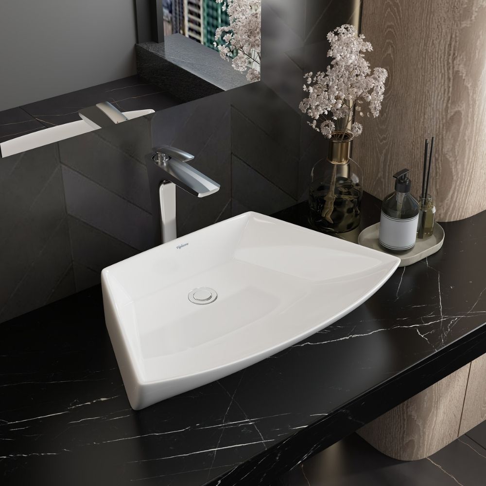 Chậu lavabo đặt bàn Viglacera CD17 - 4