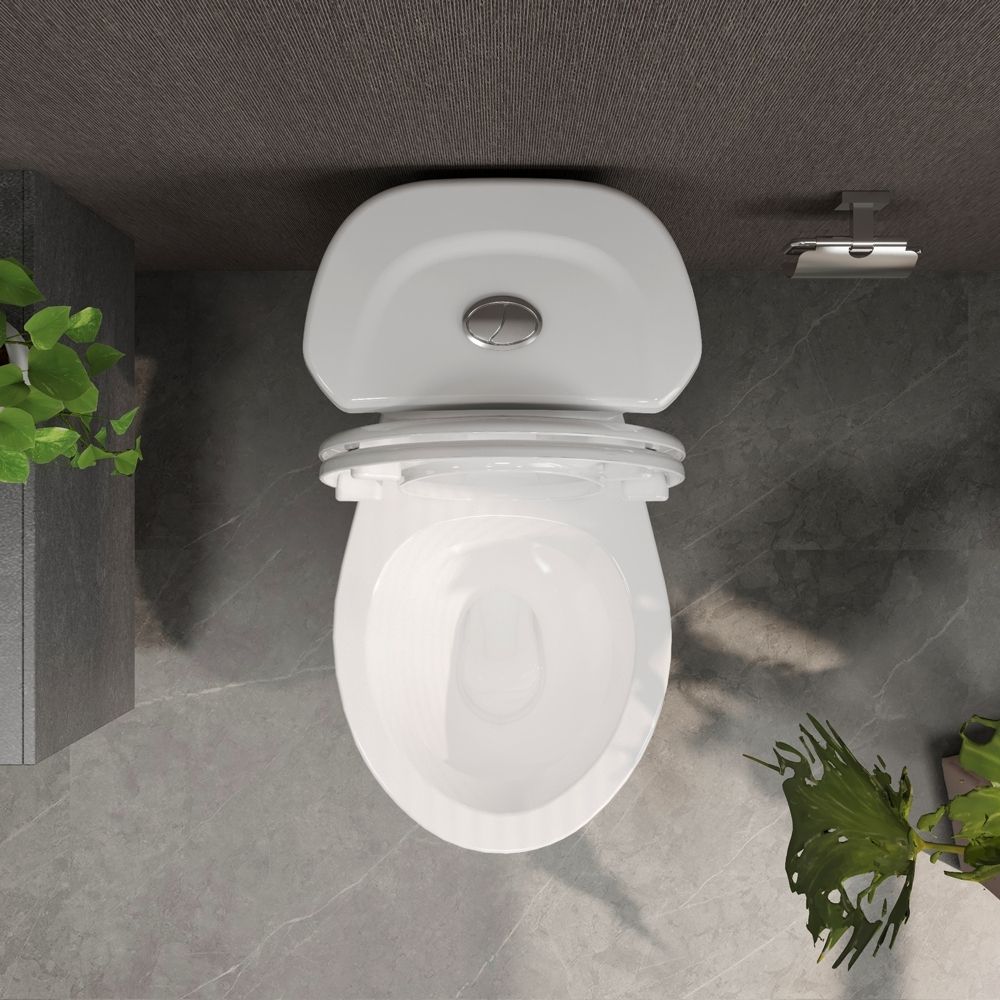 Bồn cầu 2 khối Viglacera VI66 nắp thường / nắp êm - 15