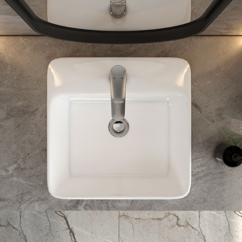 Chậu lavabo đặt bàn Viglacera V24 - 12