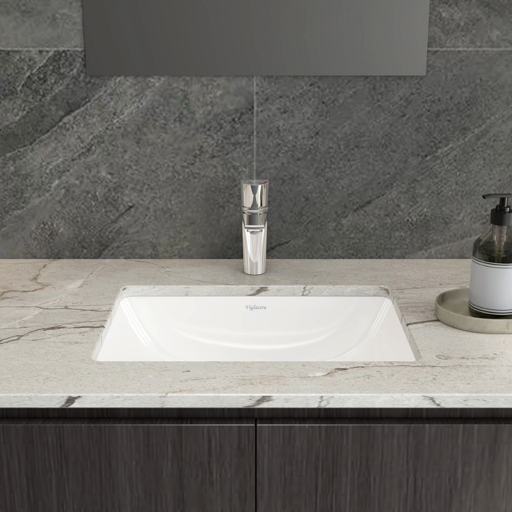 Chậu lavabo âm bàn Viglacera US3 - 6