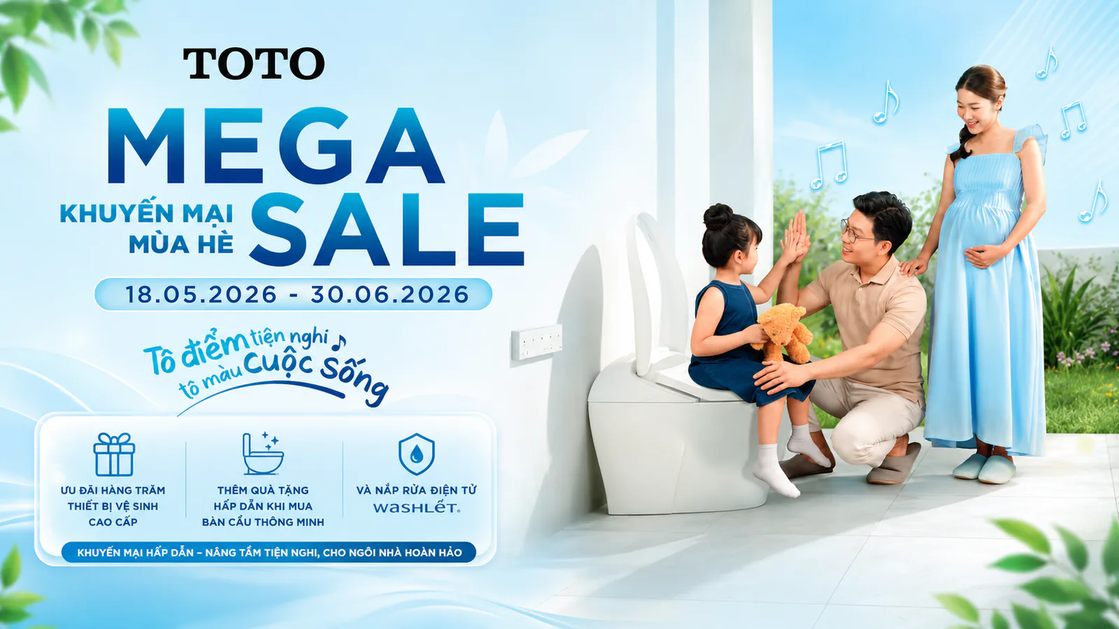 TOTO - MEGA SALE - KHUYẾN MÃI MÙA HÈ