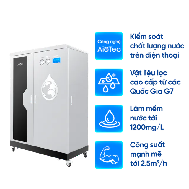 Máy lọc tổng đầu nguồn Karofi KTF-662-AIO