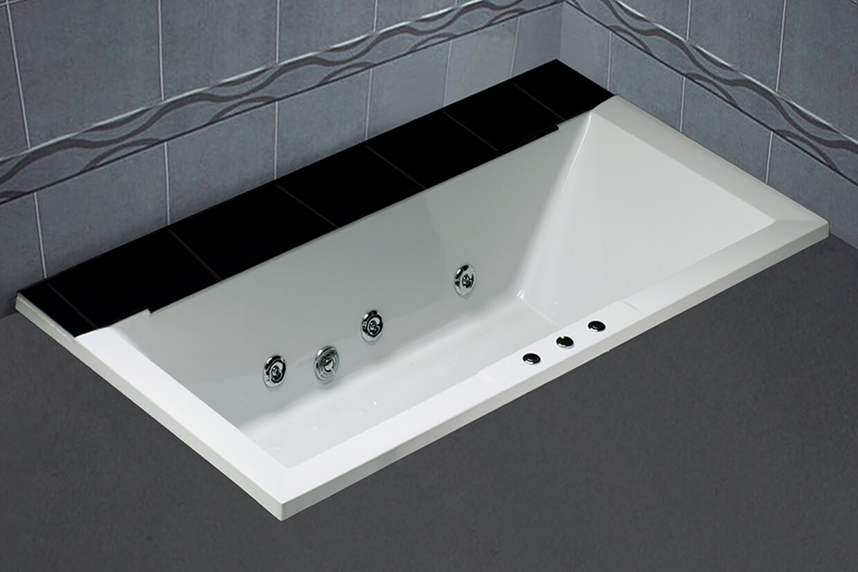 Bồn tắm xây 2m massage hơi Caesar MT7520S - 2