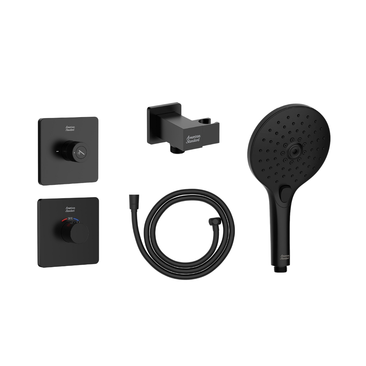 Bộ sen âm nhiệt độ 1 đường American Standard EasySet Essential - Matte Black EasySet Essential - Matte Black