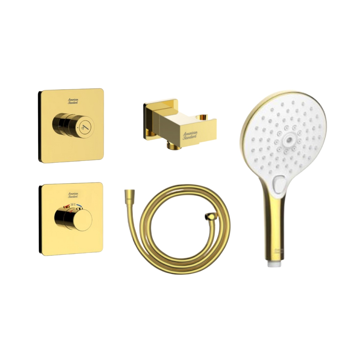 Bộ sen âm nhiệt độ 1 đường American Standard EasySet Essential - Polished Cool Sunrise EasySet Essential - Polished Cool Sunrise