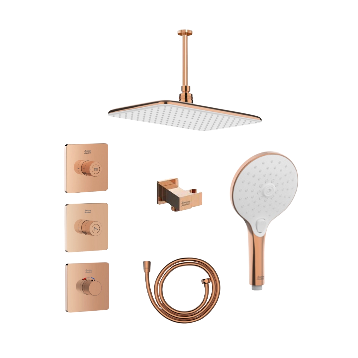 Bộ sen âm nhiệt độ 2 đường American Standard EasySet - Polished Warm Sunset 1 EasySet - Polished Warm Sunset 1