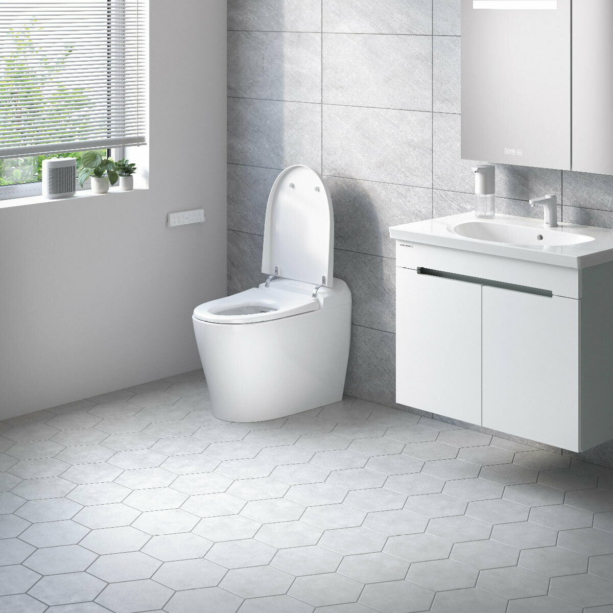 Bồn cầu điện tử thông minh American Standard WP-70DY (WP70DY) WP-70DY - 5