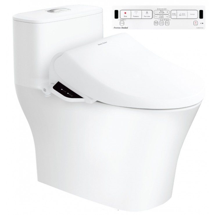 Bồn cầu 1 khối American Standard WP-1880PR (WP1880PR) nắp điện tử WP-1880PR