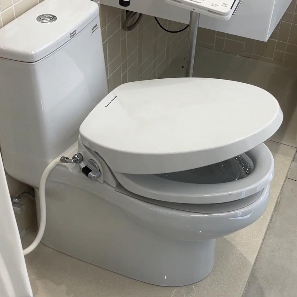 Bồn cầu 1 khối American Standard VF-1858S (VF1858S) nắp rửa cơ Slim VF-1858S - 4